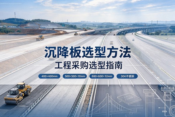 诸城沉降板选择方法