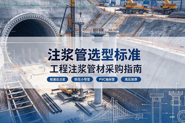 诸城注浆管选型标准