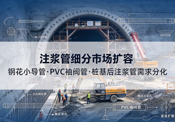 诸城注浆管细分市场扩容，隧道钢花小导管、PVC 袖阀管、桩基后注浆管需求分化